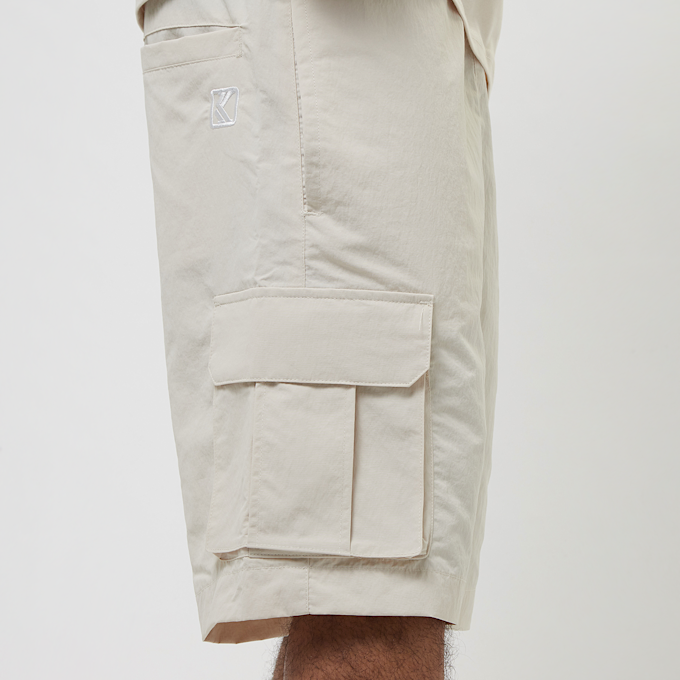 Karl Kani Rubber Signature Cargo Shorts weiß 19167 5