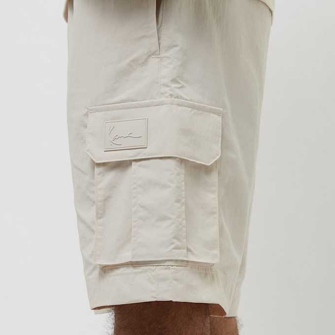 Karl Kani Rubber Signature Cargo Shorts weiß 19167 6