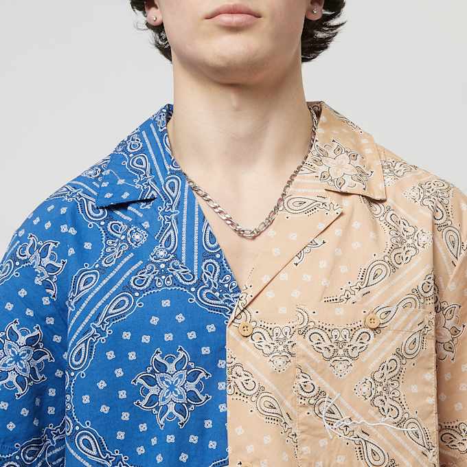 Karl Kani Chest Signature Paisley Block Resort Shirt blau 19183 3
