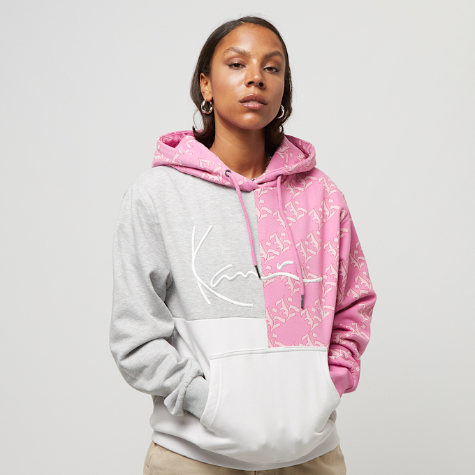 Karl Kani Signature Old English Block Hoodie rosa 19207 1