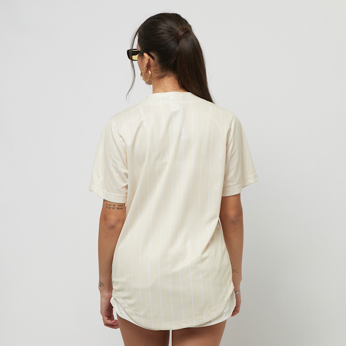 Karl Kani Varsity Pinstripe Baseball Shirt blanc 19214 2