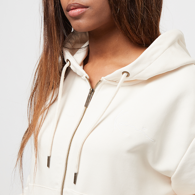 Karl Kani Chest Signature Zip Hoodie branco 19220 4