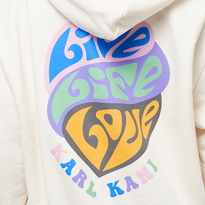 Karl Kani Chest Signature Zip Hoodie branco 19220 6