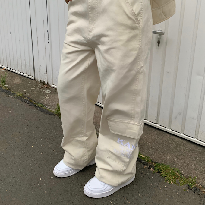 Karl Kani Denim K Cargo Pants beige 19222 8