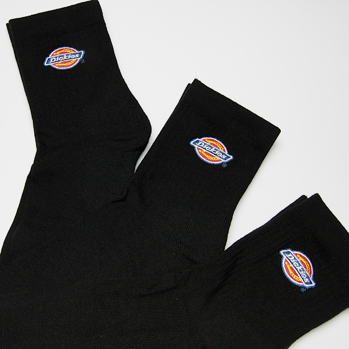 Dickies Sokken met contrasterende details in een set van 2 paar, model 'CHALKVILLE' in wit