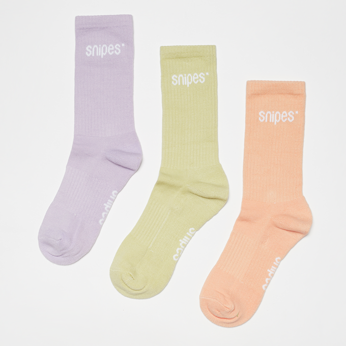 SNIPES 3 PACK - Bold Logo Essential Crew Socks višebojno 20354 1