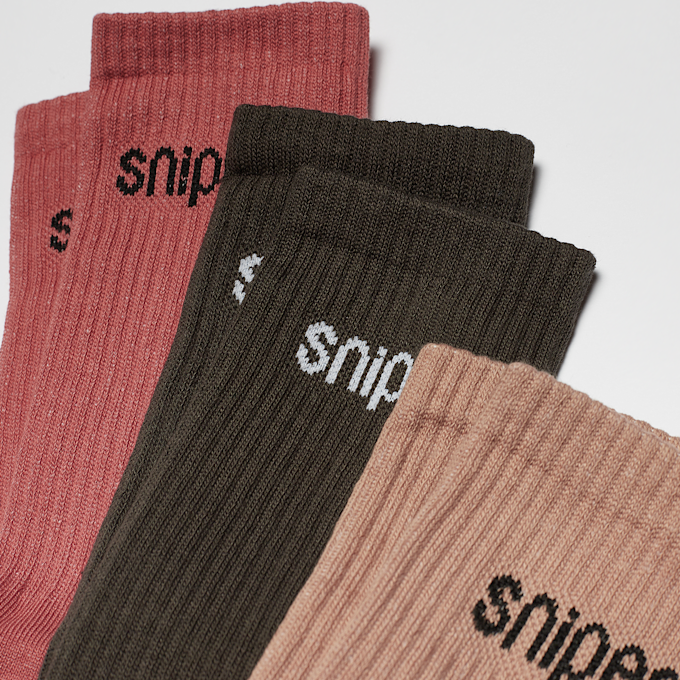 SNIPES 3 PACK - Bold Logo Essential Crew Socks multicolore 20358 2
