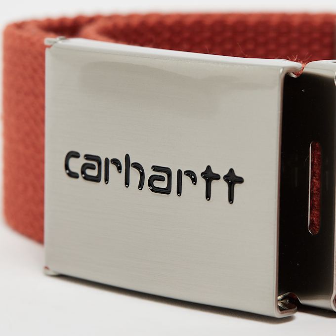 Carhartt WIP Clip Belt Chrome rojo 20647 4