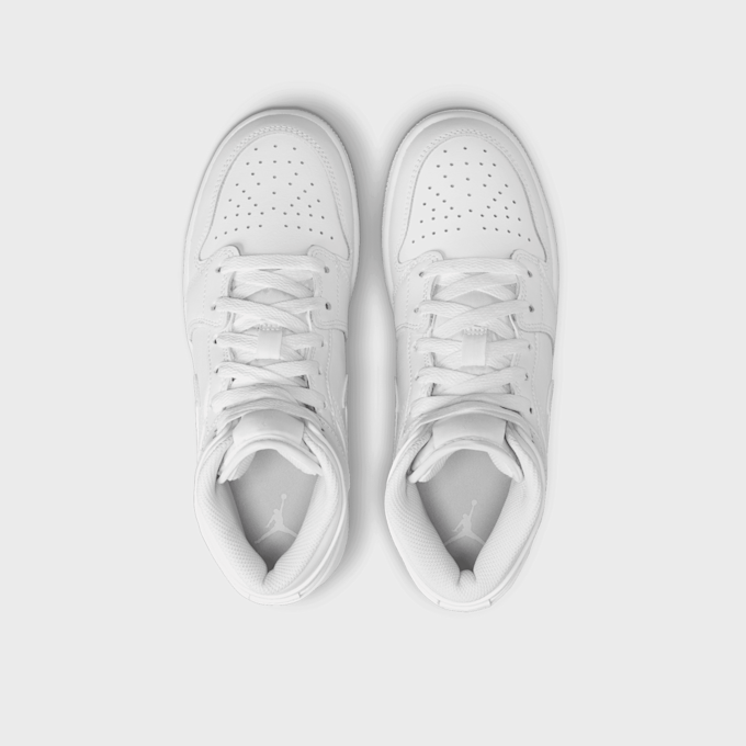 Jordan Air Jordan 1 Mid (GS) blanc 20872 6