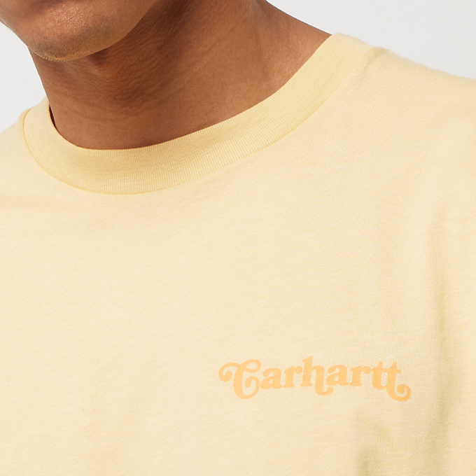 Carhartt WIP Fez T-Shirt giallo 21242 3