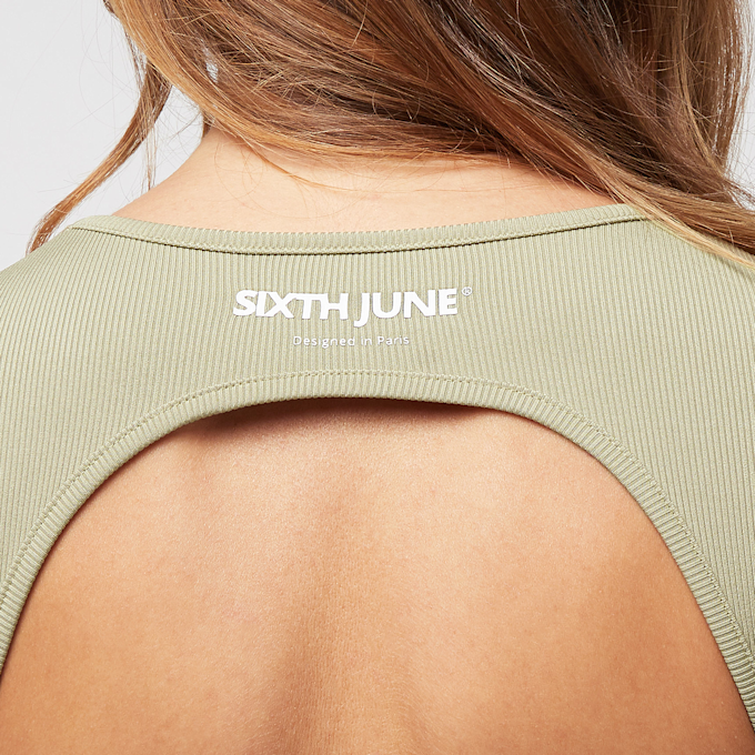 Sixth June Monochrom Crop Top vert 21450 3