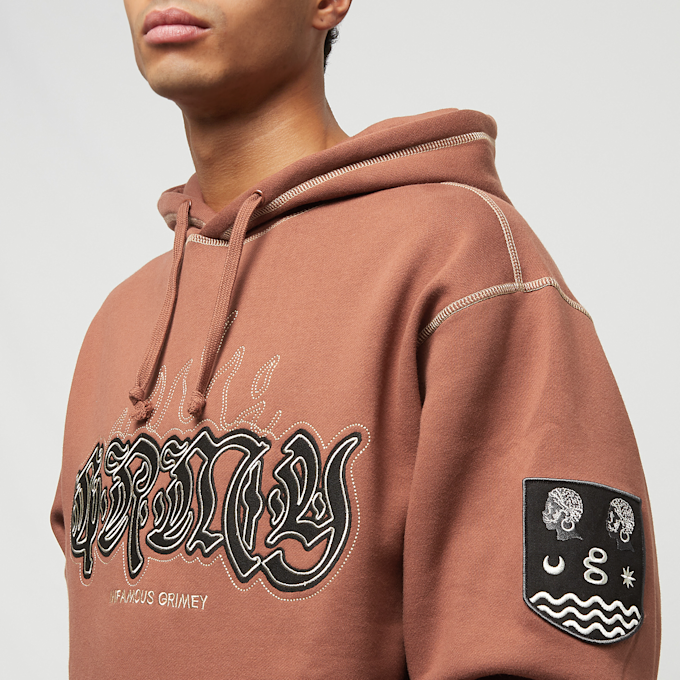 Grimey Fire Route Vintage Hoodie marrón 21964 3