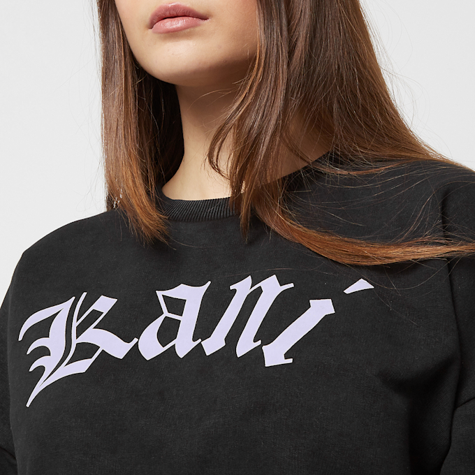 Karl Kani Woven Signature Heavy Washed OS Crew schwarz 22177 3