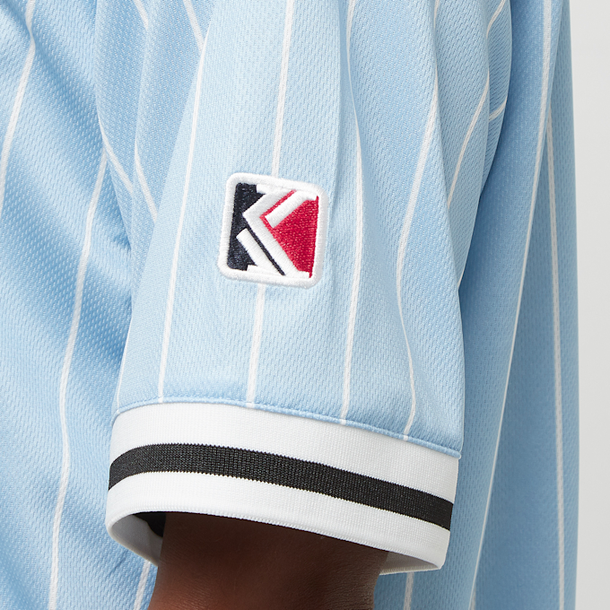 Karl Kani Varsity Pinstripe Baseball Shirt blau 22219 4