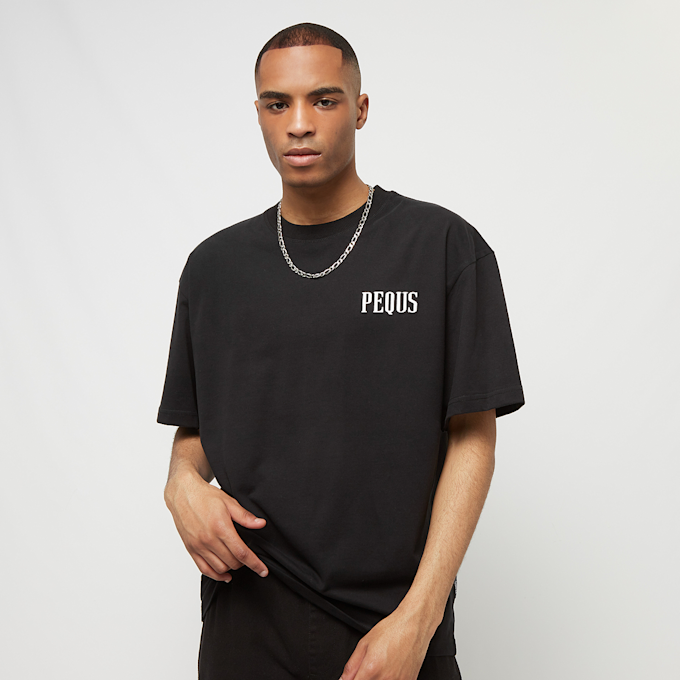 PEQUS PEQUS  How Can? T-Shirt (Backprint) nero 22670 1
