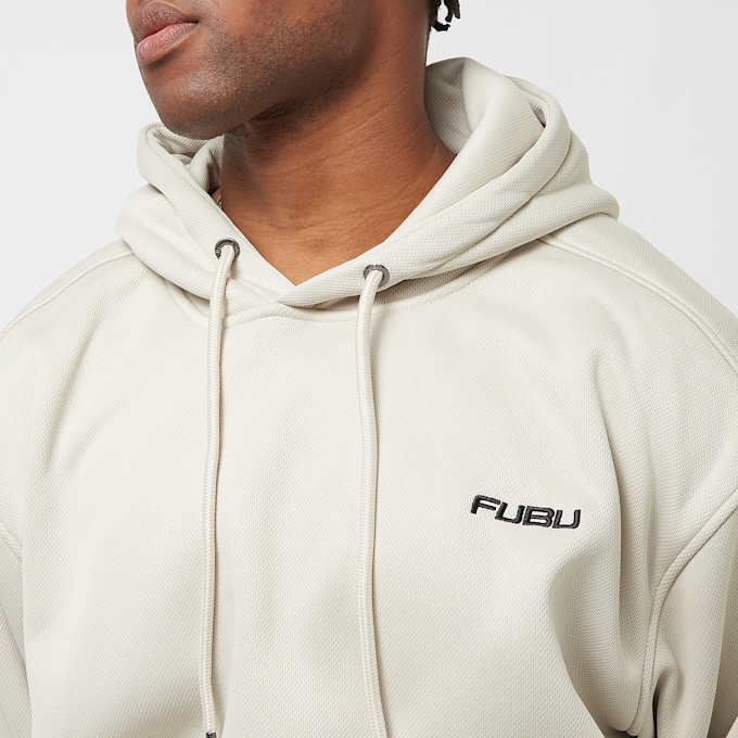 FUBU Corporate Mesh Hoodie wit 22770 3