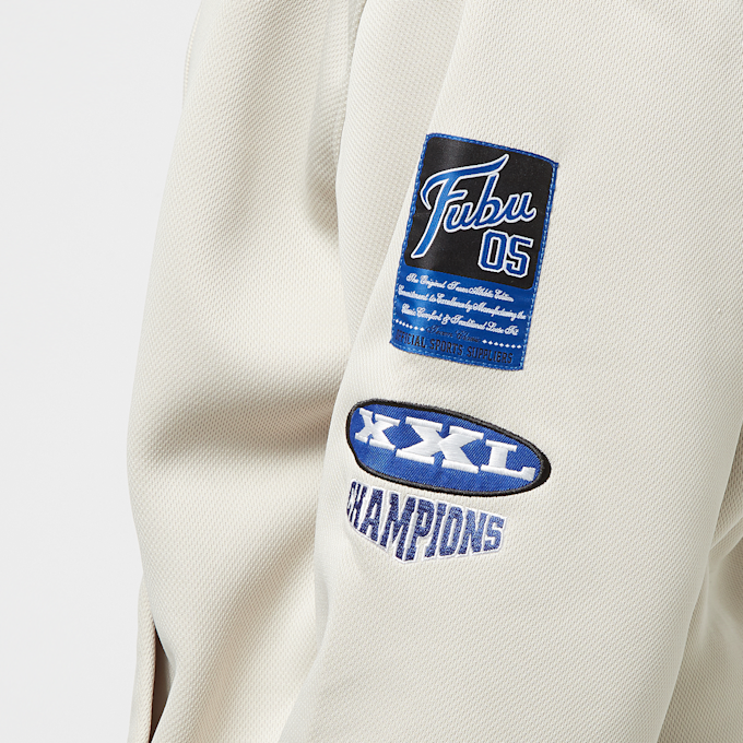 FUBU Corporate Mesh Hoodie bianco 22770 4