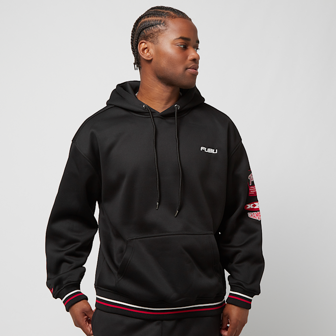 FUBU Corporate Mesh Hoodie negro 22772 2