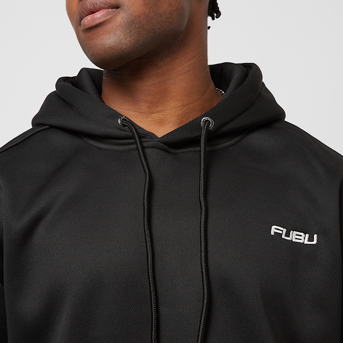 FUBU Corporate Mesh Hoodie negro 22772 4
