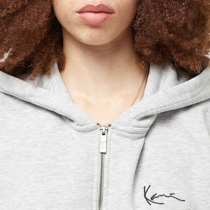 Karl Kani Chest Signature Essential Zip Hoodie grau 22861 3