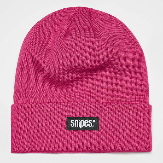 SNIPES Woven Label Beanie rosa 19801 1