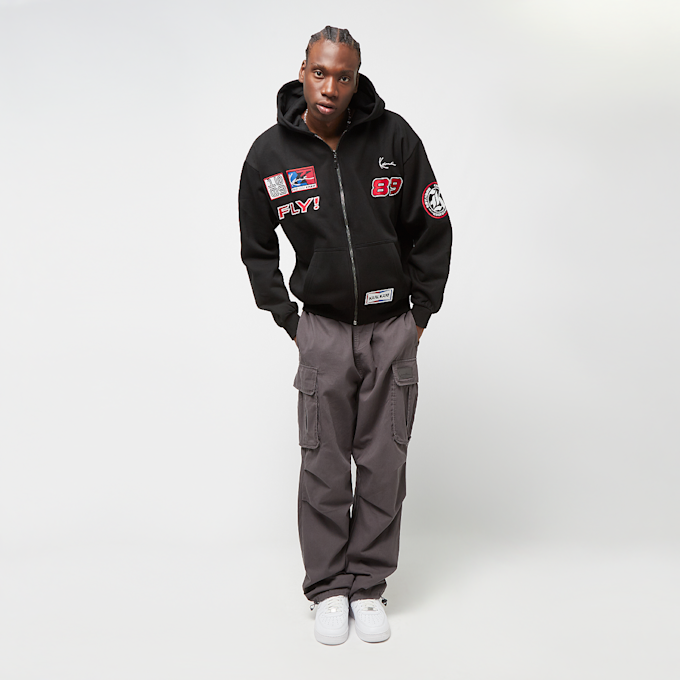 Karl Kani Chest Signature Patch Os Zip Hoodie schwarz 19804 6