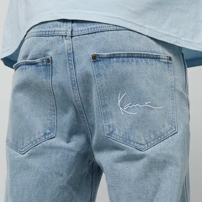 Karl Kani OG Distressed Cross Baggy Five Pocket Denim blau 19835 4