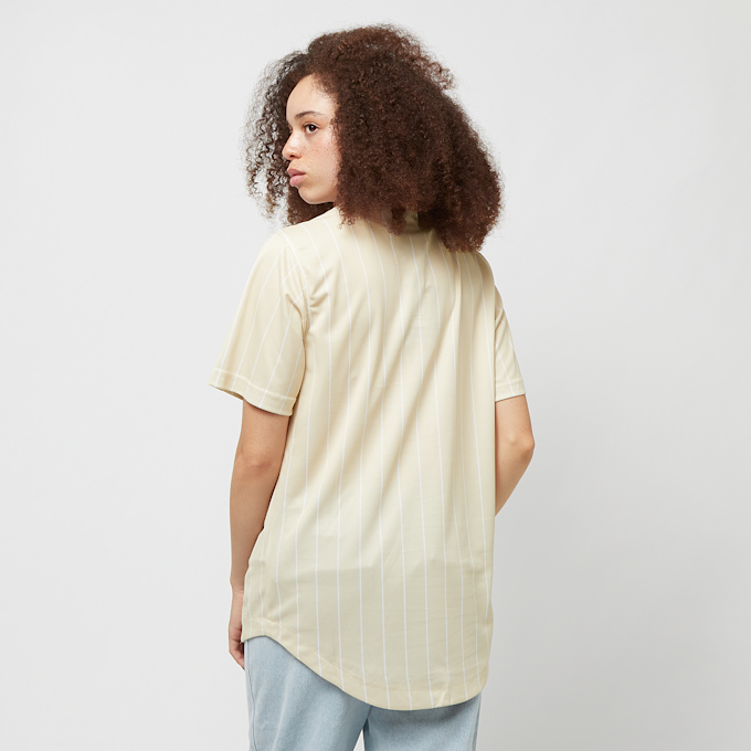 Karl Kani Varsity Pinstripe Baseball Shirt beige 19865 2