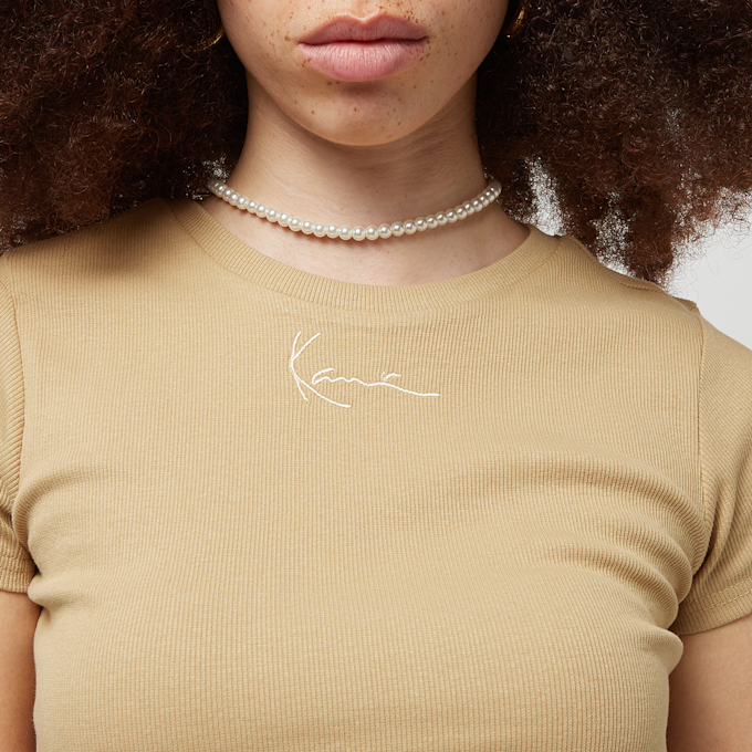 Karl Kani Small Signature Tight Rib Tee bege 19866 3