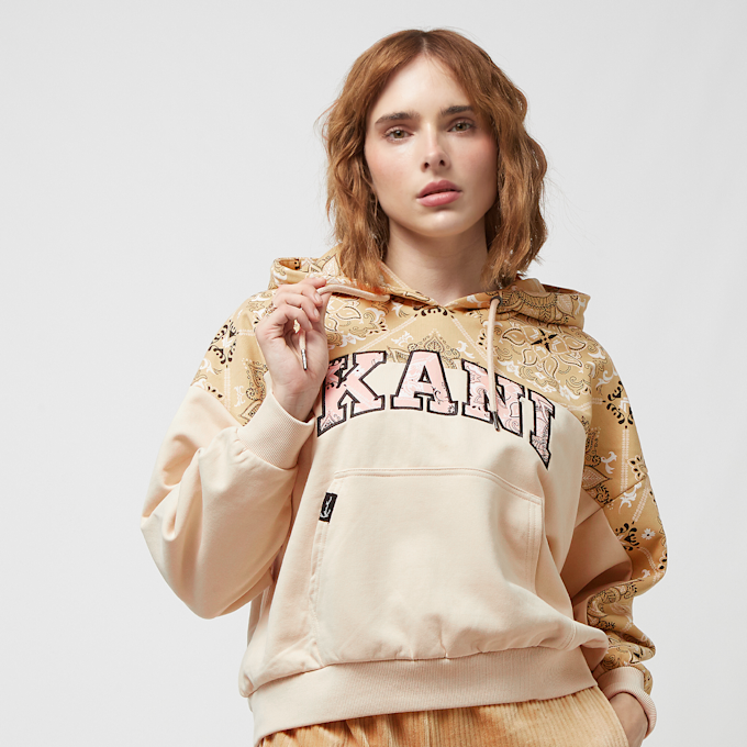 Karl Kani Serif Block Paisley Os Hoodie blanc 19870 1