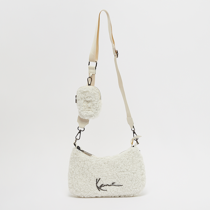 Karl Kani Signature Teddy Hand Bag beige 19874 1