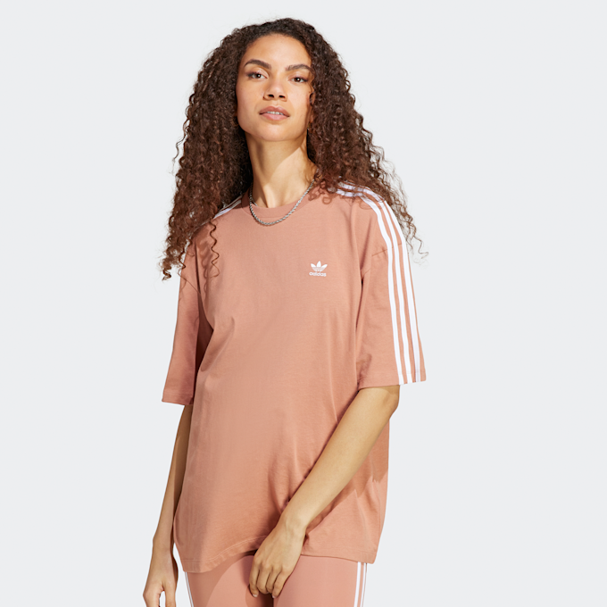 adidas Originals adicolor 3-Stripes Oversized T-Shirt rot 20073 1