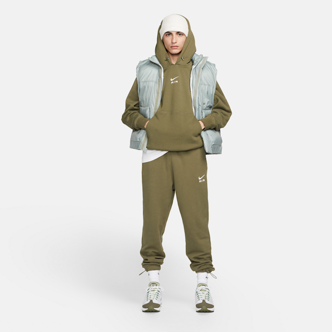 Nike Sportswear Air French Terry Hoodie groen 20143 6