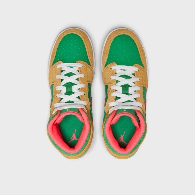 Jordan Air Jordan 1 Mid SE (GS) verde 25603 6