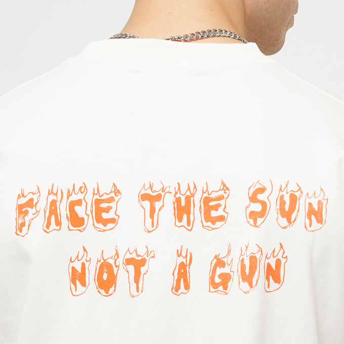 PEQUS Face The Sun T-Shirt blanco 25743 4