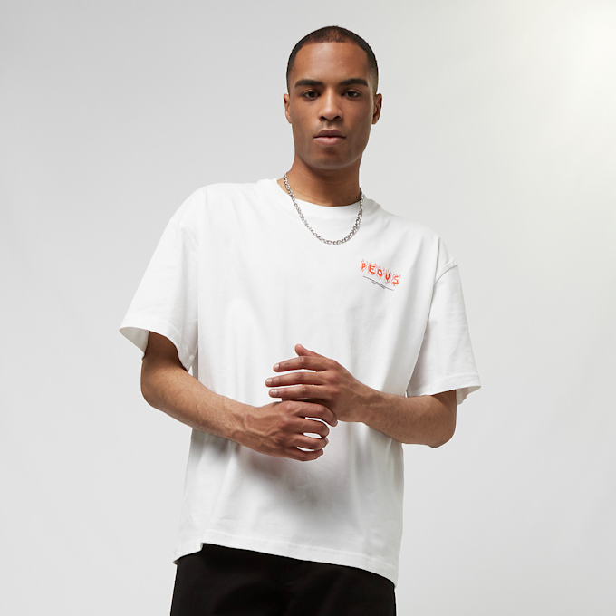 PEQUS F-CK-WAR Graphic T-Shirt weiß 25749 2
