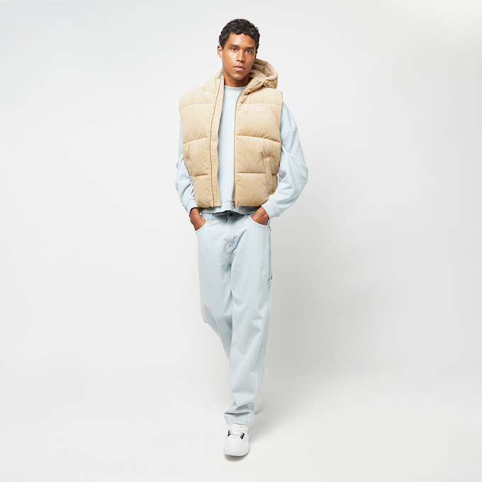Karl Kani Rubber Signature Corduroy Puffer Vest bege 25813 3