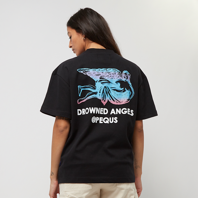 PEQUS Angel Graphic T-Shirt noir 25937 1