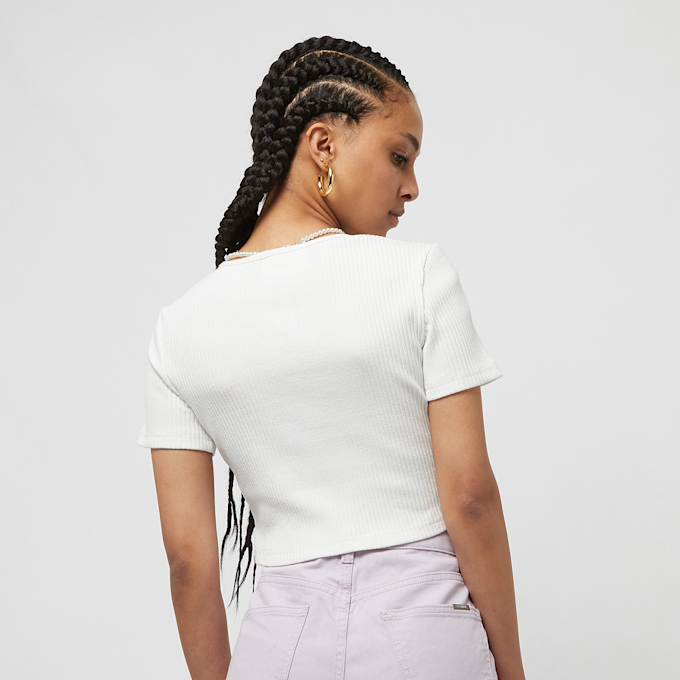 Sixth June Basic Crop Top weiß 26081 2
