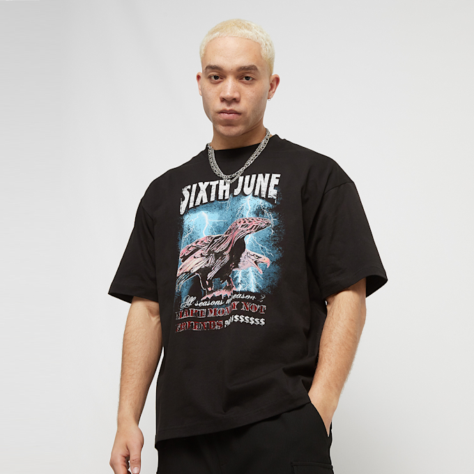 Sixth June Vintage Tshirt noir 26114 1