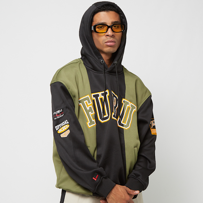 FUBU College Block Mesh Hoodie czarny 26267 1