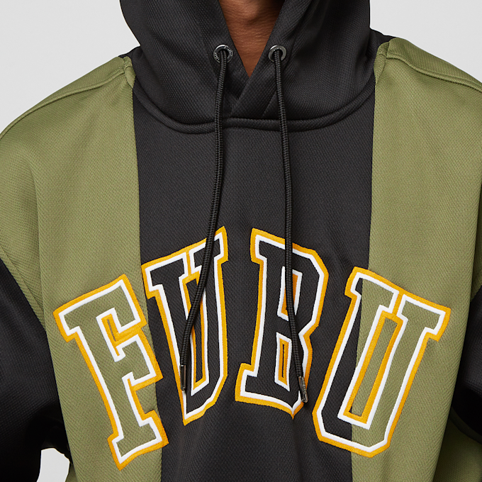 FUBU College Block Mesh Hoodie czarny 26267 3