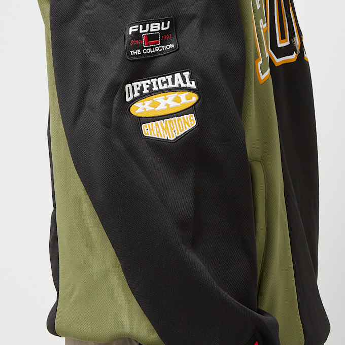 FUBU College Block Mesh Hoodie czarny 26267 5