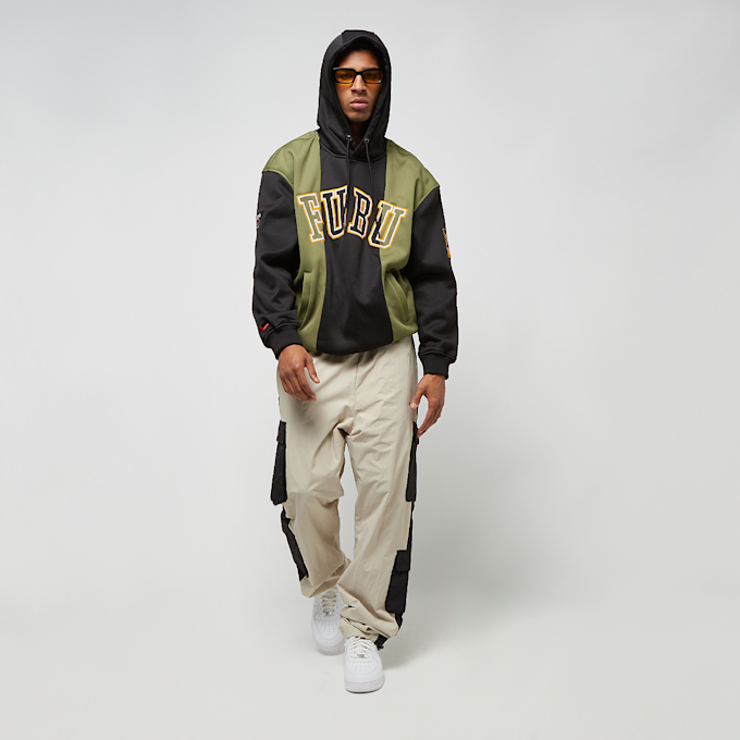 FUBU College Block Mesh Hoodie czarny 26267 7