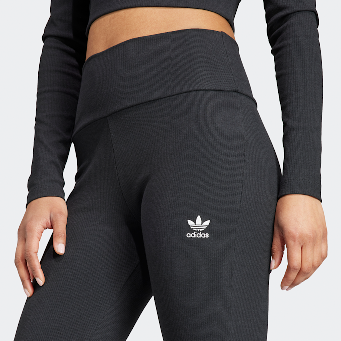 adidas Originals Essentials Rib Flared Leggings schwarz 26353 3