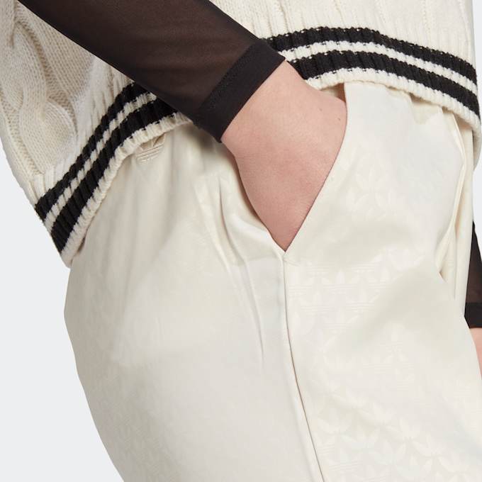 adidas Originals Pantaloni Satin Monogram beż 26376 4
