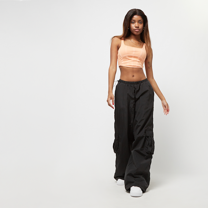 Urban Classics Ladies Wide Crinkle Nylon Cargo Pants schwarz 26383 8