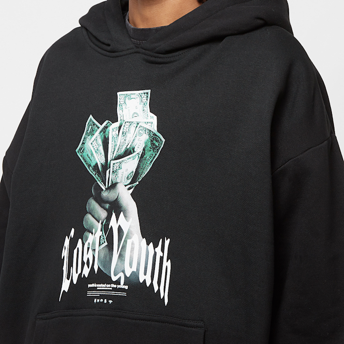 Lost Youth Retro Hoodie Heavy Hoodie - Money 1 schwarz 26430 3