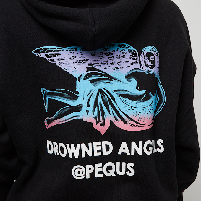 PEQUS Angel Graphic Zip Hoodie negro 26593 4