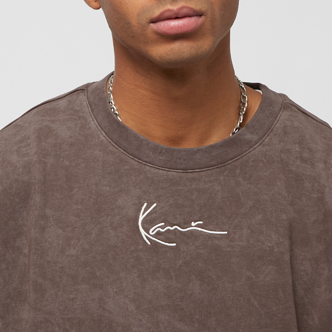 Karl Kani Small Signature Washed Heavy Jersey Landscape Tee braun 26594 3
